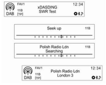 Ascolto di una stazione radio o DAB