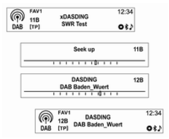 Ascolto di una stazione radio o DAB