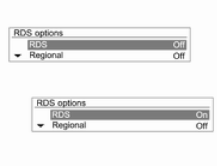 Accensione e spegnimento RDS