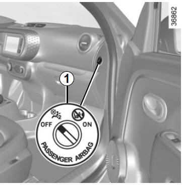 Disattivazione, attivazione airbag passeggero anteriore