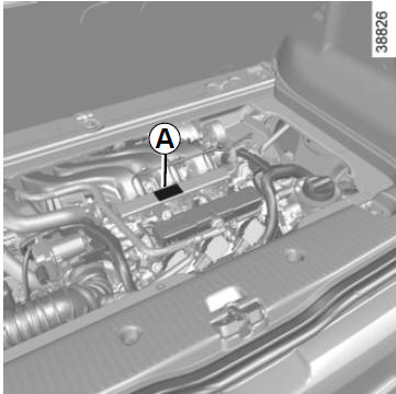 Targhetta di identificazione motore